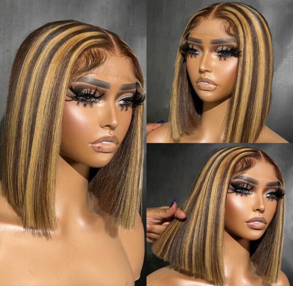 13x4 Lace Wigs Brazilian Lace Human Hair Wig Straight Human Hair Wig