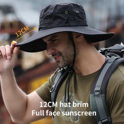 Chapéus de cowboy para esportes ao ar livre com proteção solar à prova d'água