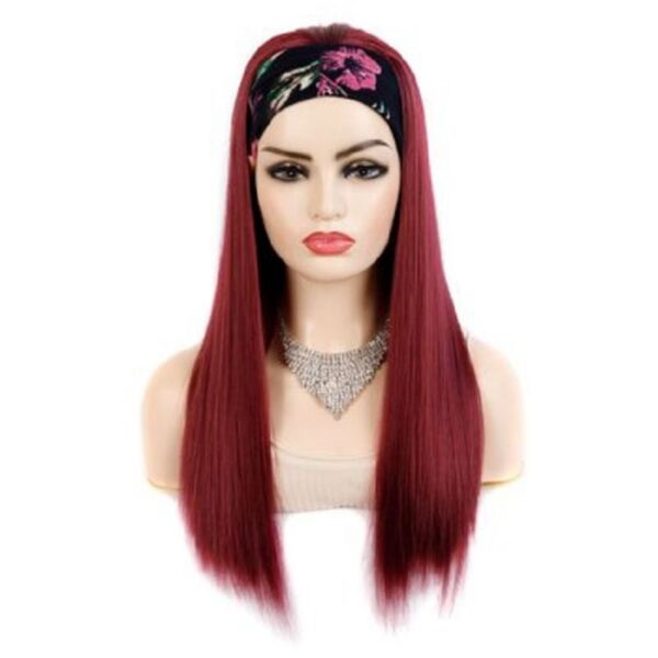 Women Synthetic Headband Wig Premium Silky Headband Wig