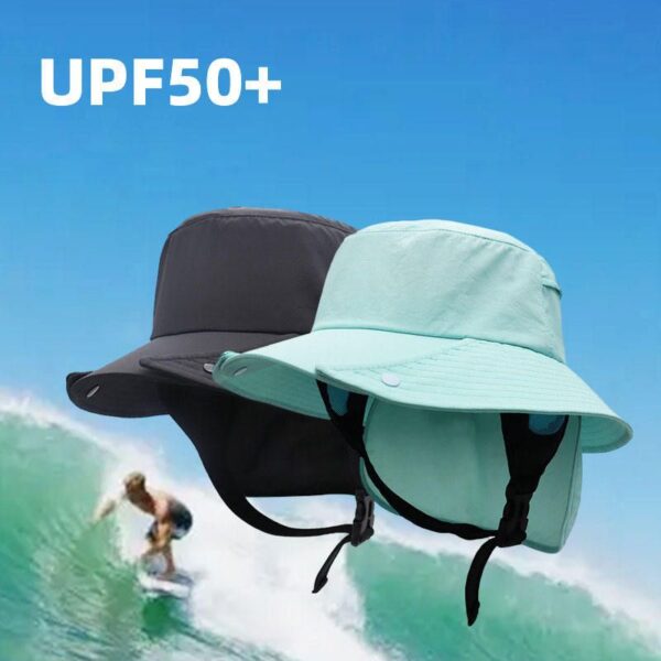 UPF50+ UV 보호 속건성 반사 서핑 모자