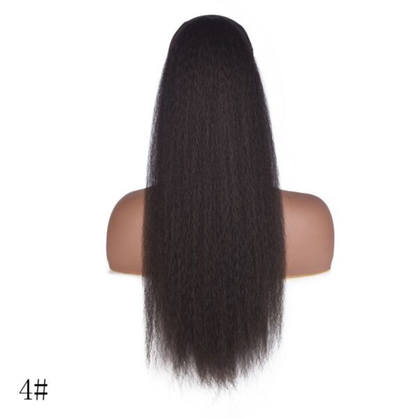 Afro Yaki Drawstring Ponytail Extension Human Hair