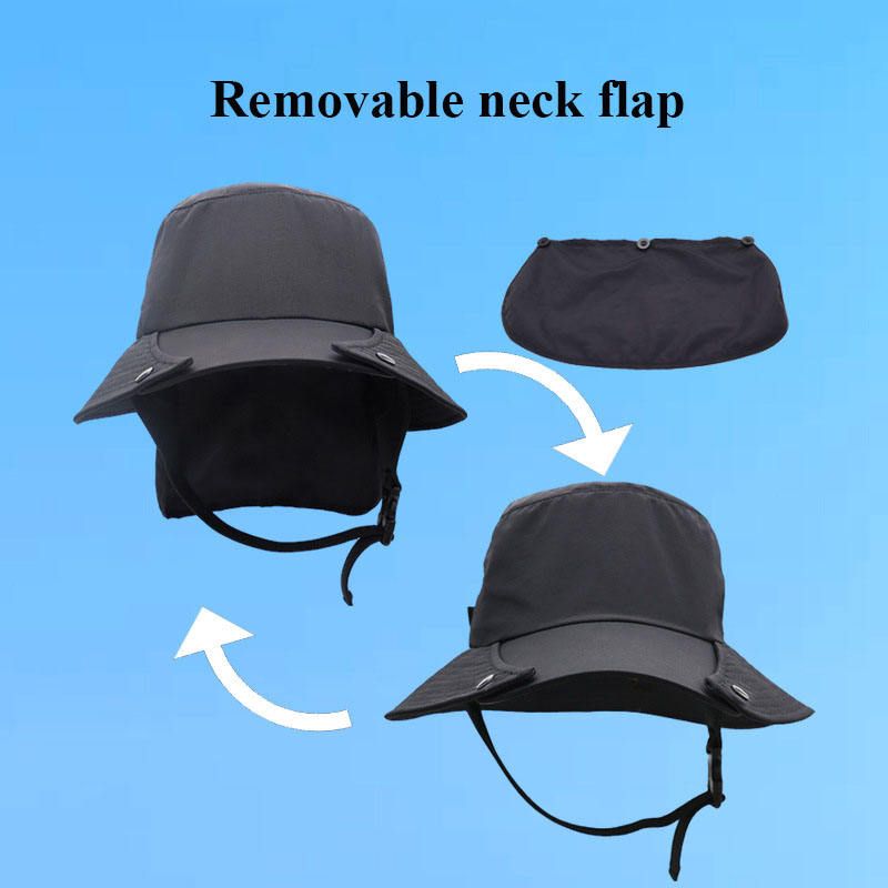 Sombrero de surf reflectante de secado rápido con protección UV UPF50+