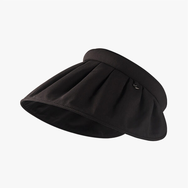Large Brim Summer UV Protection Rolled Up as a Headband