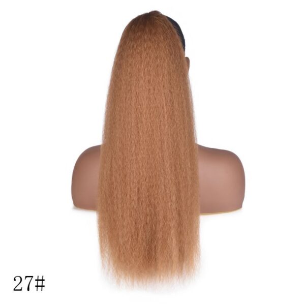 Afro Yaki Drawstring Ponytail Extension Human Hair
