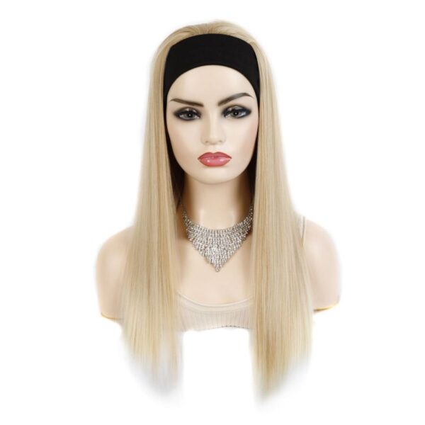 Women Synthetic Headband Wig Premium Silky Headband Wig