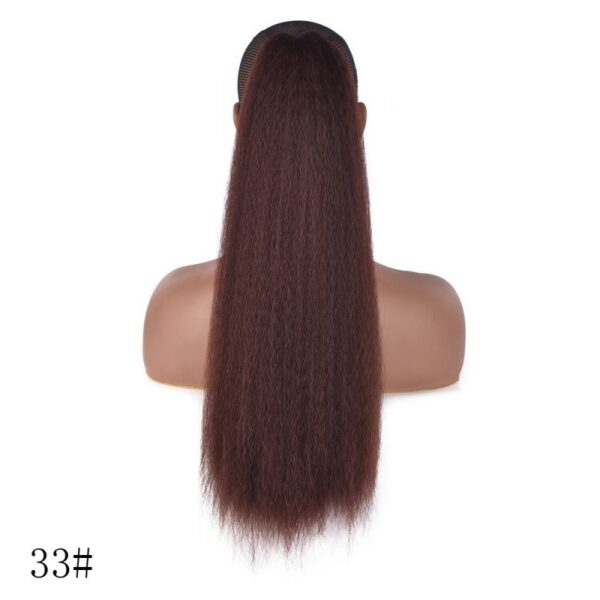 Afro Yaki Drawstring Ponytail Extension Human Hair