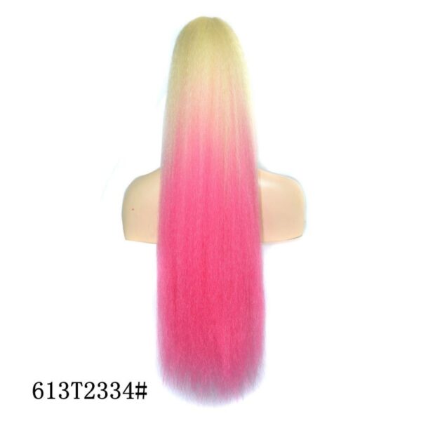 Afro Yaki Drawstring Ponytail Extension Human Hair
