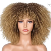 14 inch super natuurlijke synthetische Afro Kinky krullende pruik
