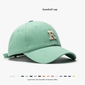 R letter caps embroidery  unisex Outdoor  baseball hats