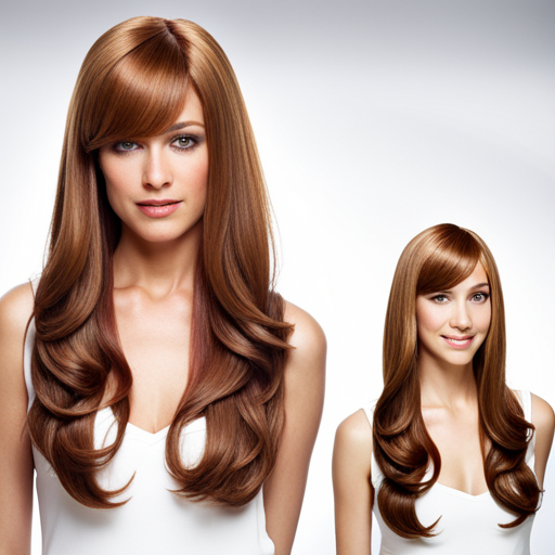 a synthetic wig